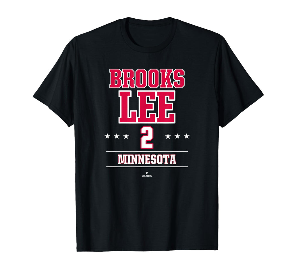 Baseball Star Brooks Lee Minnesota Mlbpa T-Shirt - Graphic Print for Adults - T-Shirt, Sweatshirt, Hoodie