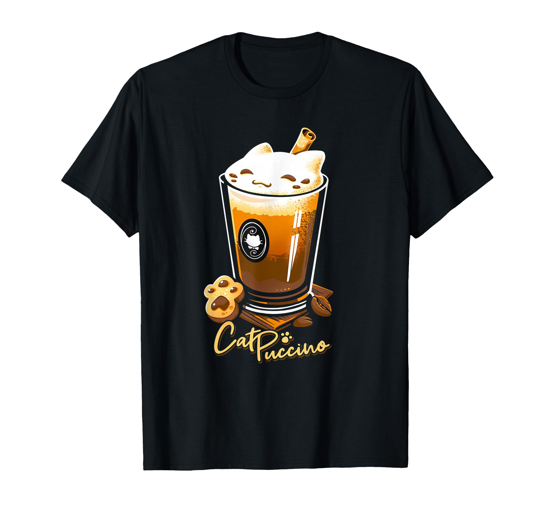 Cat Boho Puccino Funny Coffee Cat Cup T-Shirt - Streetwear Style Men Women - T-Shirt, Sweatshirt, Hoodie