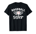 Baseball Sister Baseball Player Heart T-Shirt - Trendy Graphic Unisex - T-Shirt, Sweatshirt, Hoodie