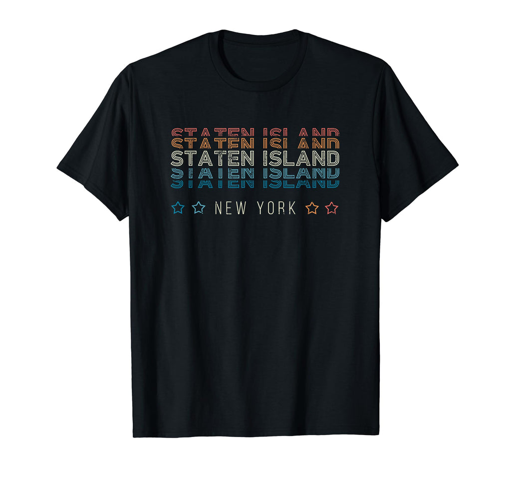 Seventies Staten Island New York T-Shirt - Trendy Graphic Unisex - T-Shirt, Sweatshirt, Hoodie