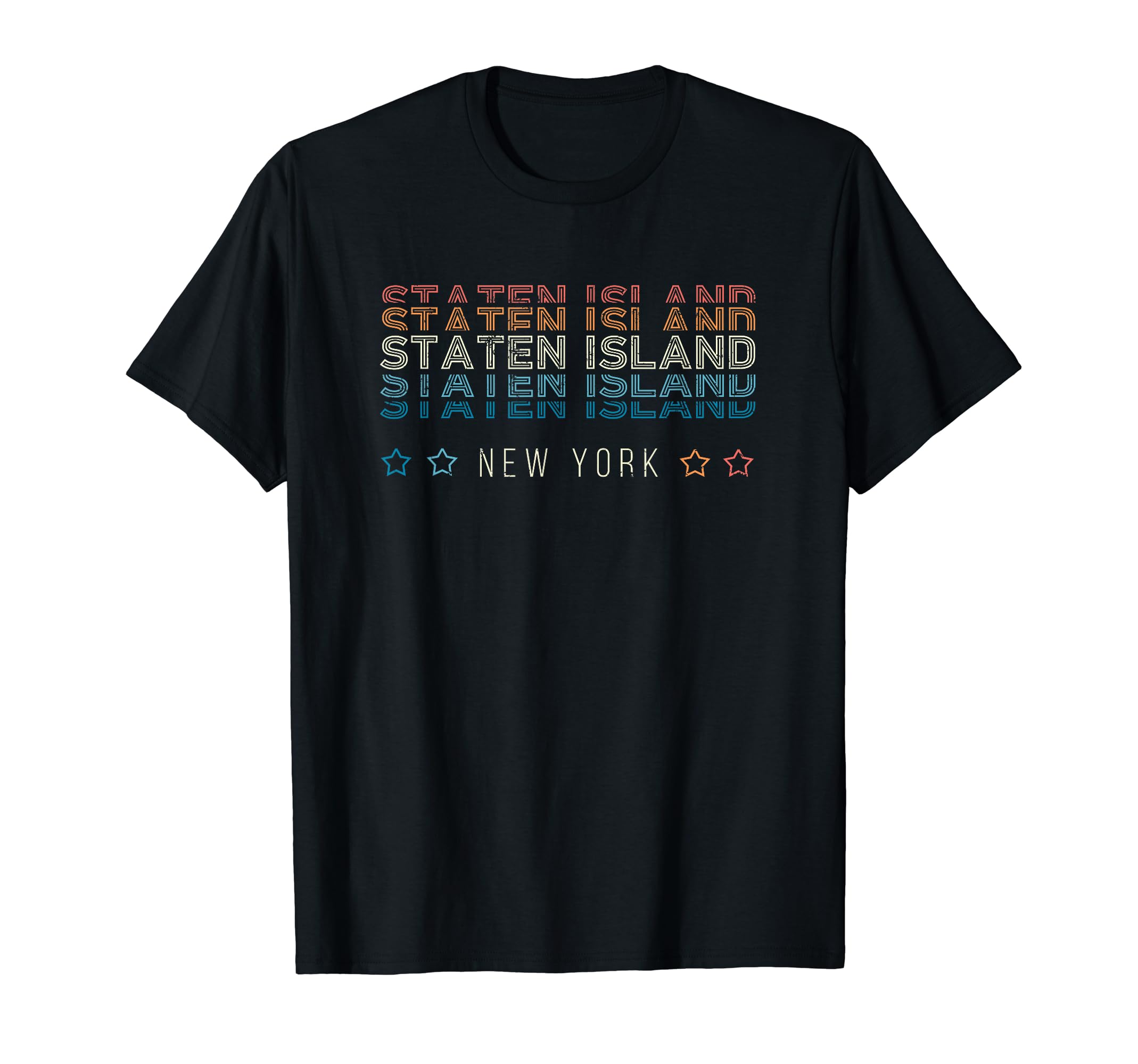 Seventies Staten Island New York T-Shirt - Trendy Graphic Unisex - T-Shirt, Sweatshirt, Hoodie