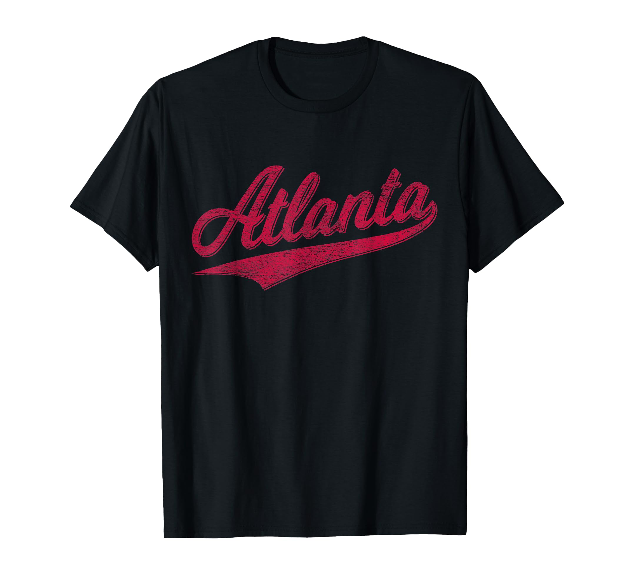 Atlanta Georgia Varsity Script T-Shirt - Custom Art Print for Adults - T-Shirt, Sweatshirt, Hoodie