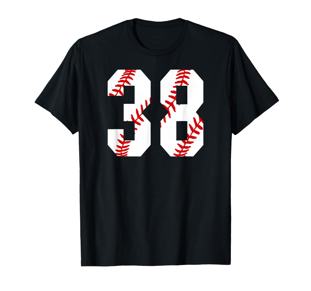 Baseball Mom 38 Jersey Baseball T-Shirt - Novelty Apparel for Adults - T-Shirt, Sweatshirt, Hoodie