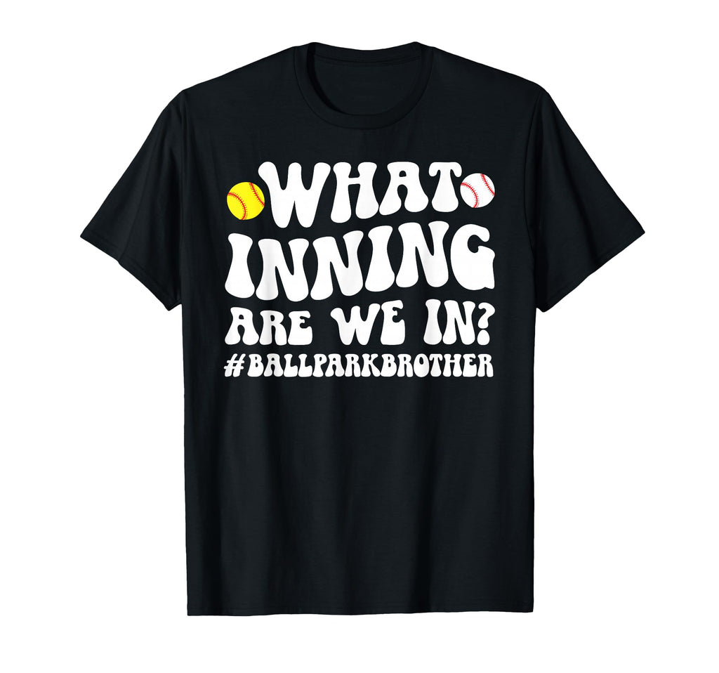Ballpark Brother Groovy Softball T-Shirt - Streetwear Style Unisex - T-Shirt, Sweatshirt, Hoodie