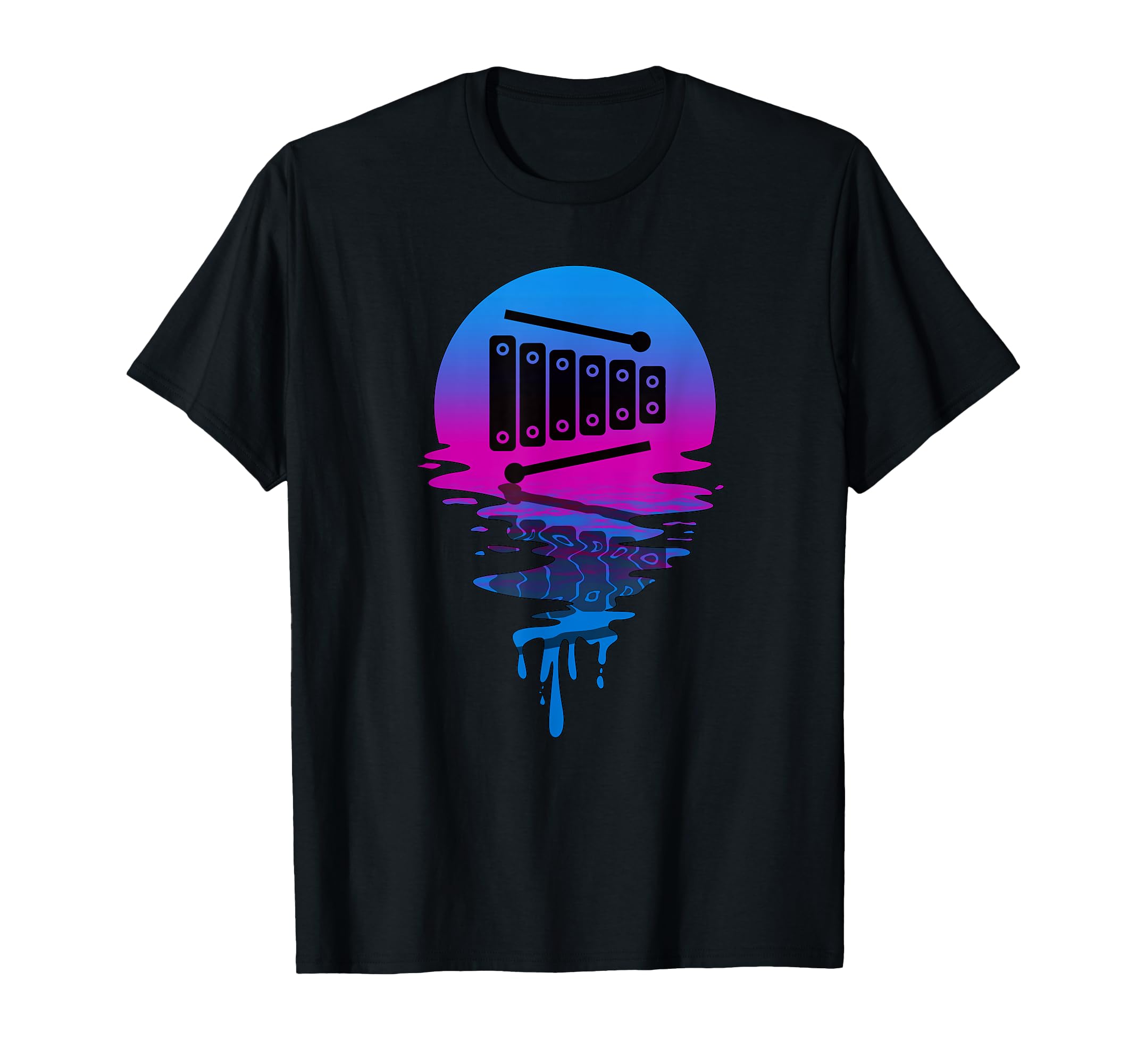 Sunset Marimba T-Shirt - Custom Art Print Men Women - T-Shirt, Sweatshirt, Hoodie