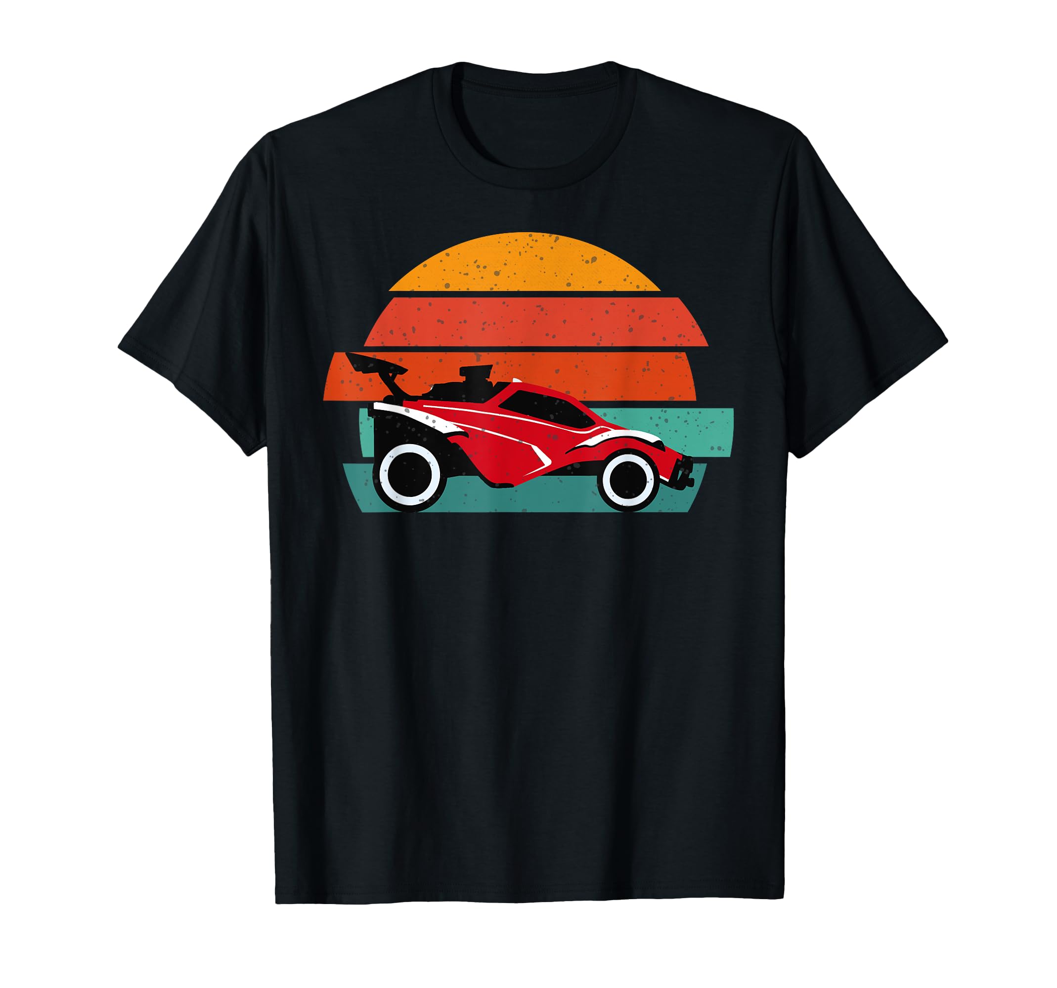 Octane Rocket Soccer Sunset Distressed T-Shirt - Aesthetic Graphic Unisex - T-Shirt, Sweatshirt, Hoodie
