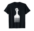 Afro Hair Pick Resist Distressed T-Shirt - Casual Everyday Wear for Adults - T-Shirt, Sweatshirt, Hoodie