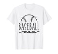 Baseball Mom Baseball Mama Mom Sweatshirt - Streetwear Style for Adults - T-Shirt, Sweatshirt, Hoodie