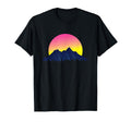 Vaporwave Aesthetic Sunset Mountains T-Shirt - Streetwear Style Unisex - T-Shirt, Sweatshirt, Hoodie