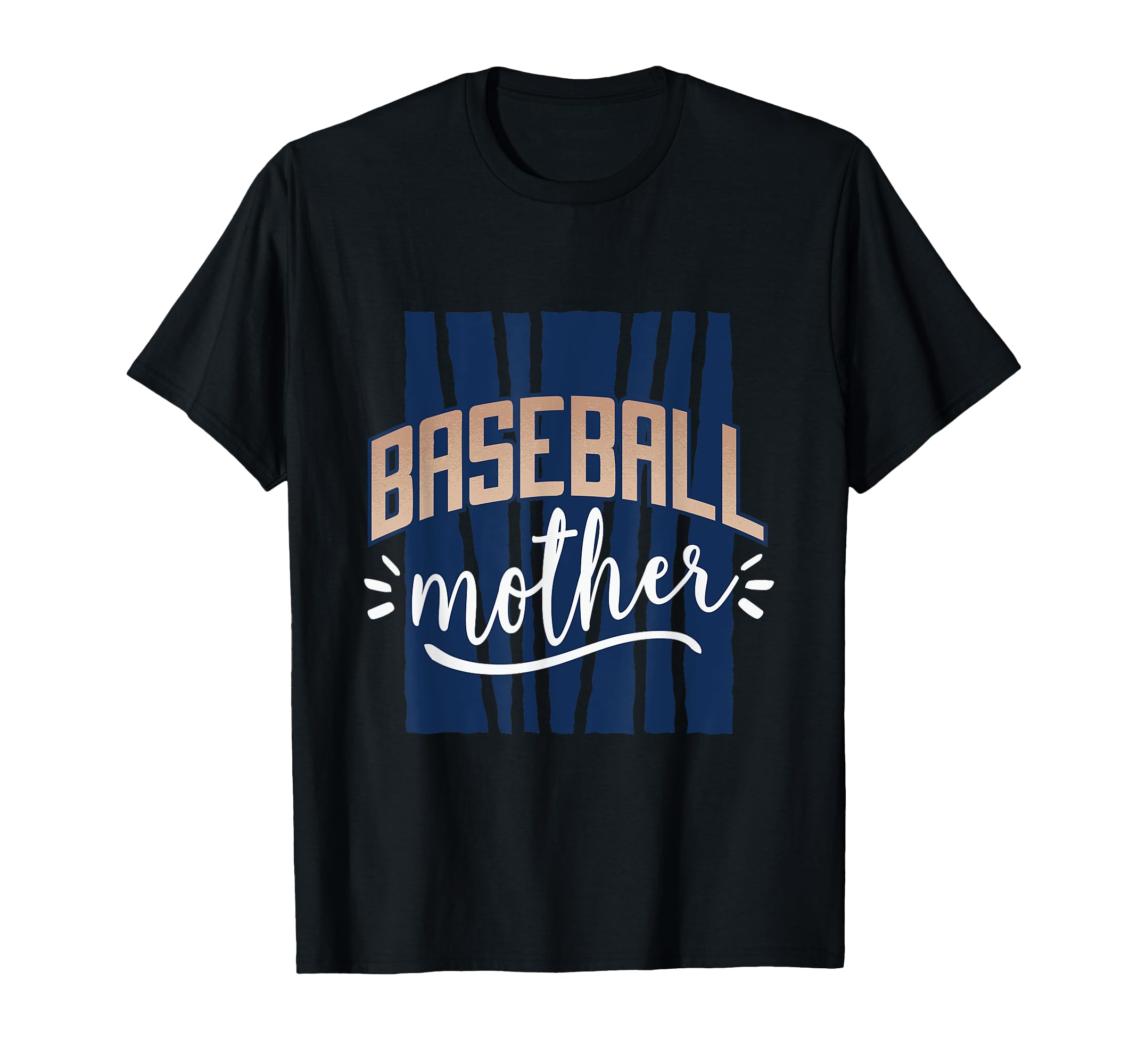 Baseball Mother Mom Baseball Fan T-Shirt - Custom Art Print Men Women - T-Shirt, Sweatshirt, Hoodie