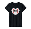 Baseball Mom Love Sports Mama Heart T-Shirt - Graphic Print for Adults - T-Shirt, Sweatshirt, Hoodie