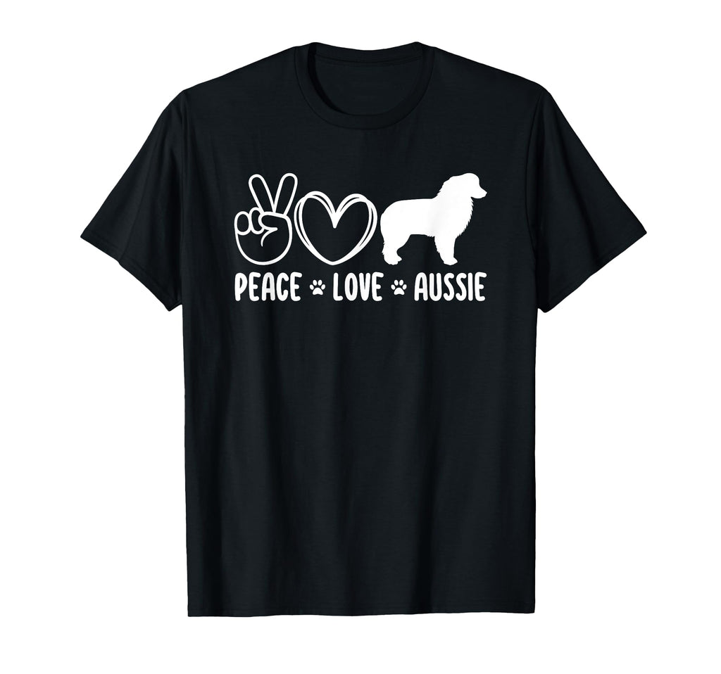 Peace Love Aussie Australian T-Shirt - Casual Everyday Wear Unisex - T-Shirt, Sweatshirt, Hoodie