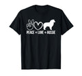 Peace Love Aussie Australian T-Shirt - Casual Everyday Wear Unisex - T-Shirt, Sweatshirt, Hoodie