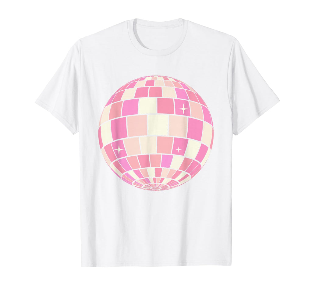 Danish Pastel Aesthetic Disco Ball Small T-Shirt - Aesthetic Graphic Unisex - T-Shirt, Sweatshirt, Hoodie