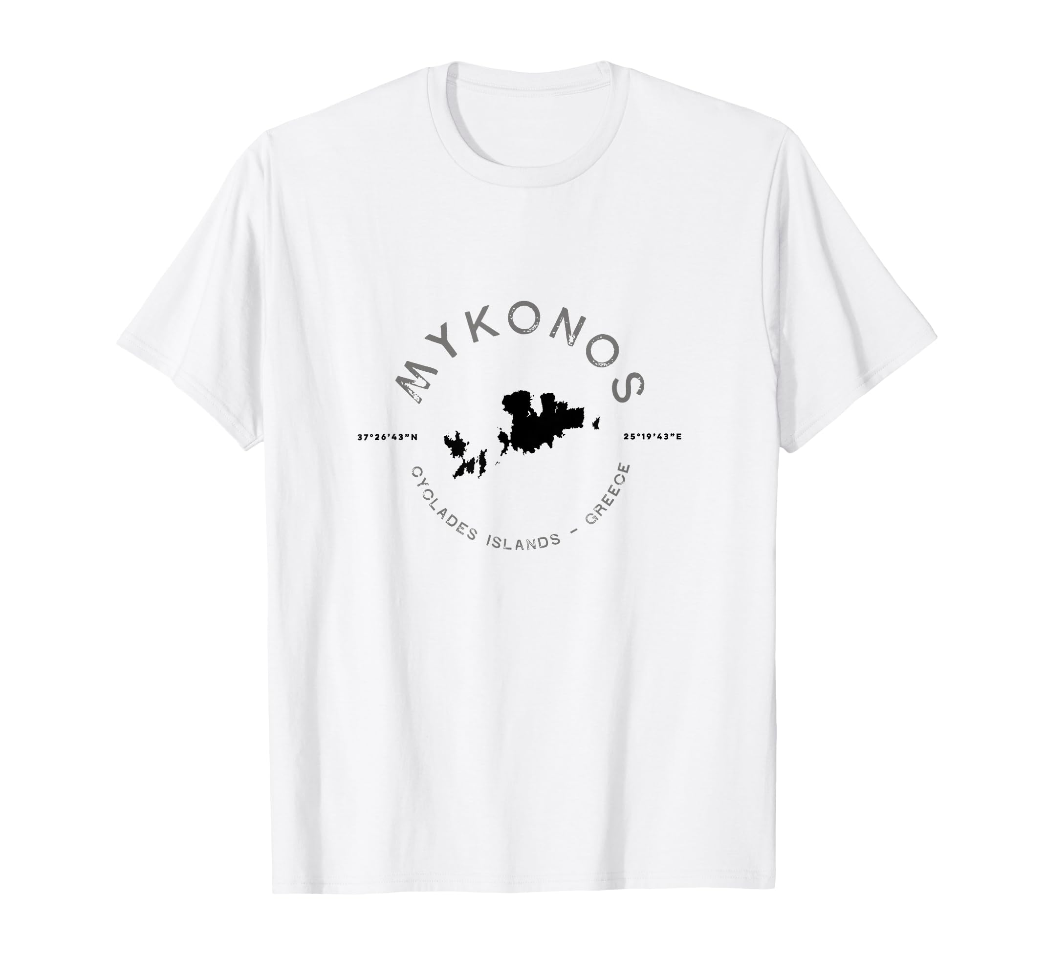 Mykonos Greece T T-Shirt - Custom Art Print Unisex - T-Shirt, Sweatshirt, Hoodie