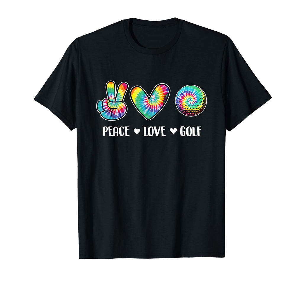 Peace Love Golf Golf Lover Golfer Golfing T-Shirt - Unique Graphic Unisex - T-Shirt, Sweatshirt, Hoodie