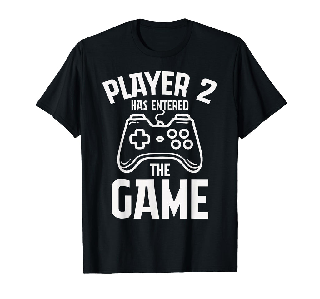 Player 2 Has Entered Game Fathers Day T-Shirt - Custom Art Print Men Women - T-Shirt, Sweatshirt, Hoodie