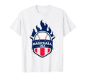 Baseball Usa Support Team Usa Flag T-Shirt - Trendy Graphic for Adults - T-Shirt, Sweatshirt, Hoodie