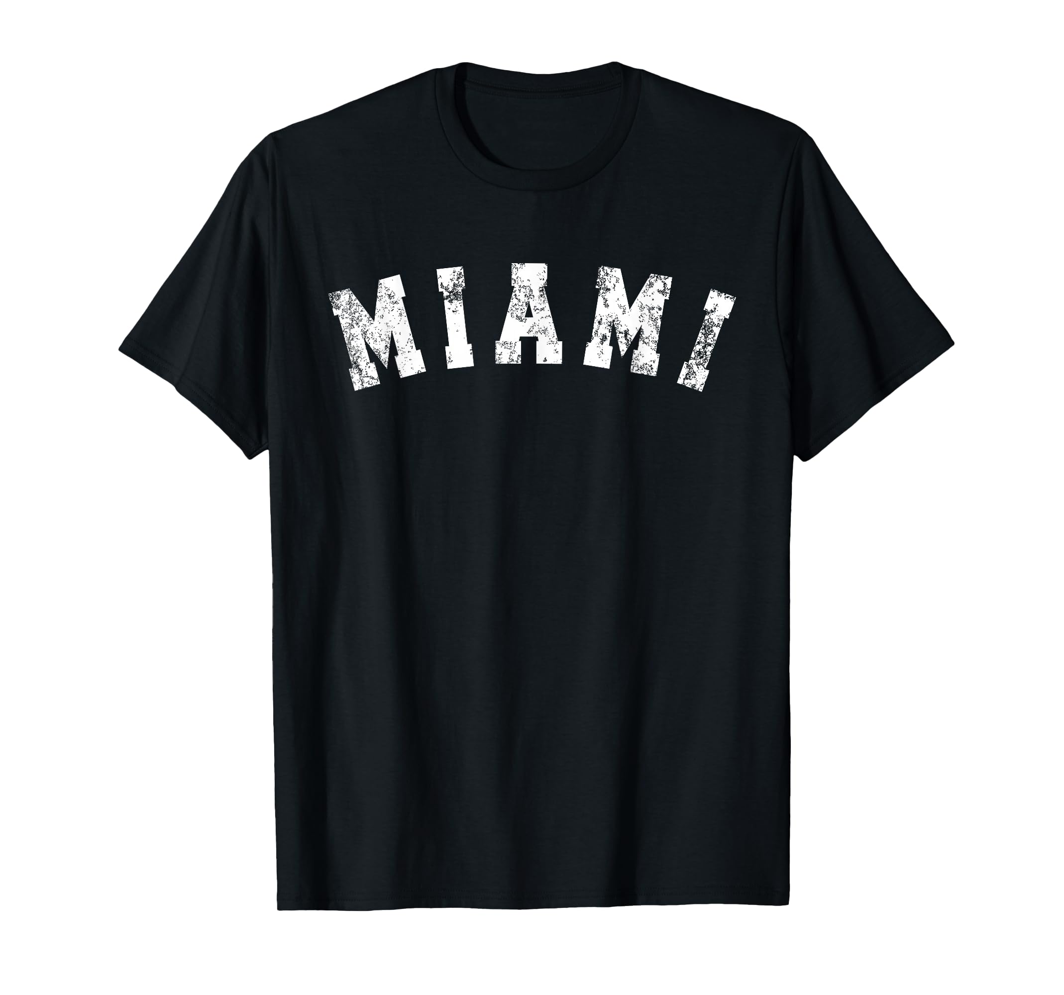 Miami Florida Distressed T-Shirt - Trendy Graphic Unisex - T-Shirt, Sweatshirt, Hoodie