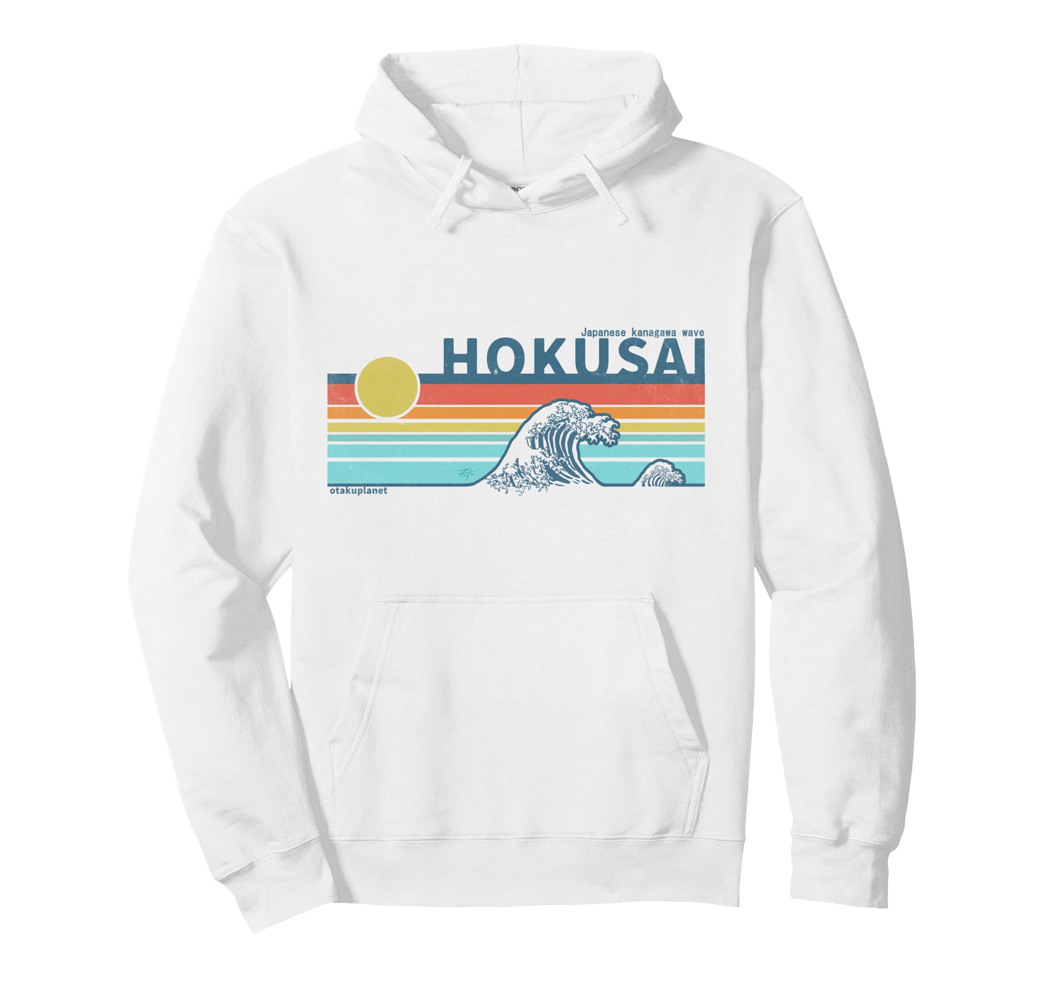 Japanese Kanagawa Wave 80S 90S Hoodie - Trendy Graphic for Adults - T-Shirt, Sweatshirt, Hoodie