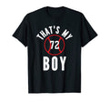 Thats My Jersey Number 72 Baseball T-Shirt - Aesthetic Graphic for Adults - T-Shirt, Sweatshirt, Hoodie