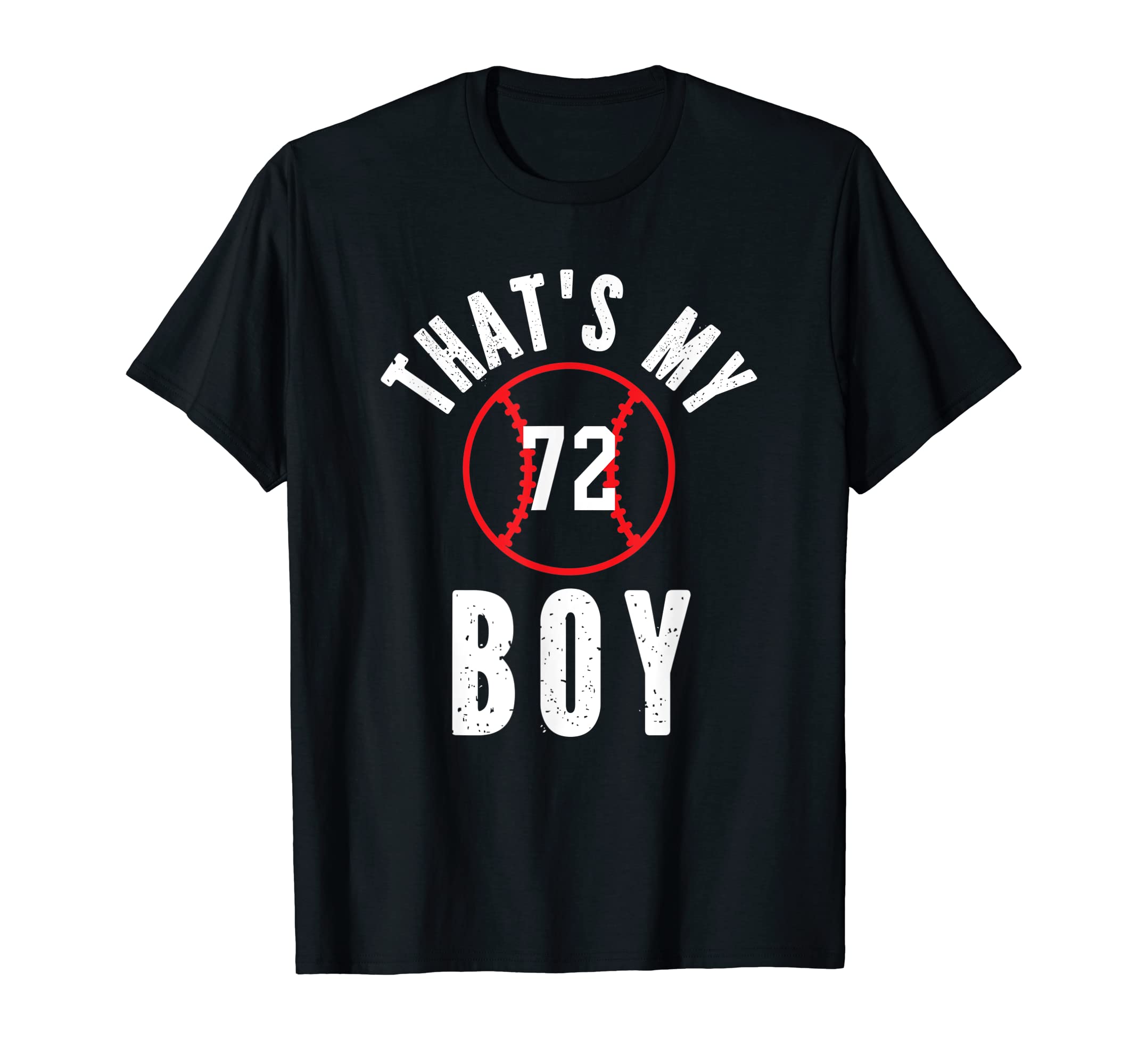 Thats My Jersey Number 72 Baseball T-Shirt - Aesthetic Graphic for Adults - T-Shirt, Sweatshirt, Hoodie