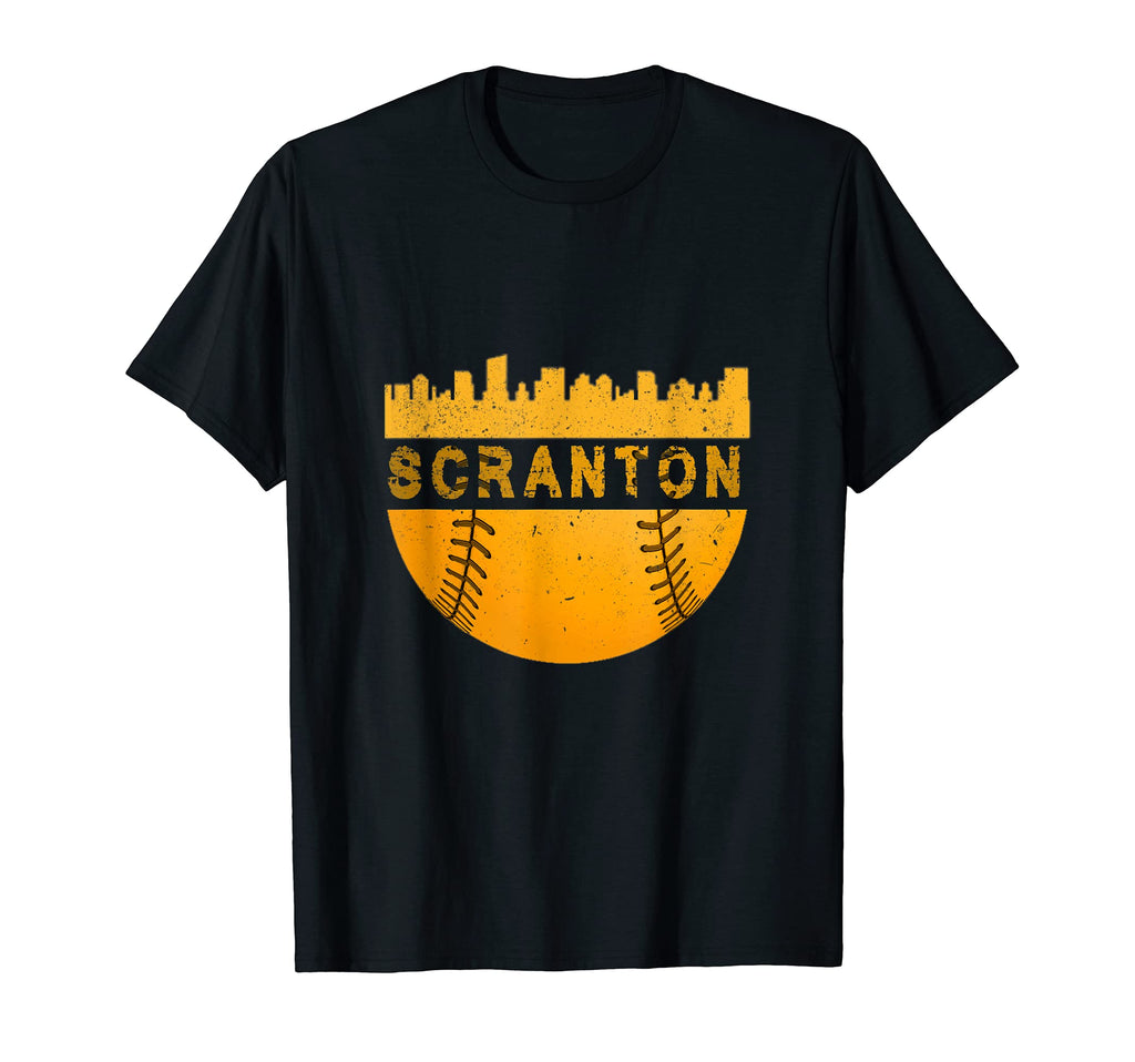 Scranton Baseball Cityscape T-Shirt - Aesthetic Graphic Men Women - T-Shirt, Sweatshirt, Hoodie
