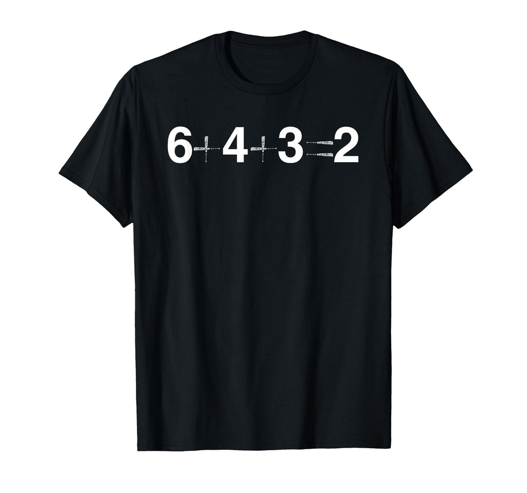6 4 3 2 Funny Sarcastic Baseball T-Shirt - Fun Novelty Design Unisex - T-Shirt, Sweatshirt, Hoodie