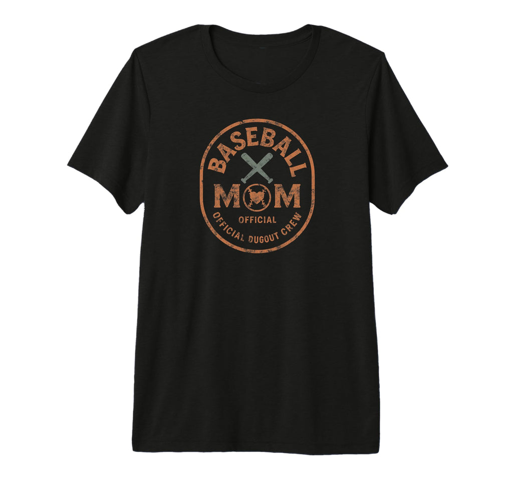 Baseball Team Mom Fans Tri Blend T-Shirt - Streetwear Style Unisex - T-Shirt, Sweatshirt, Hoodie