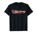 Wittenberg Varsity Distressed Throwback T-Shirt - Streetwear Style Unisex - T-Shirt, Sweatshirt, Hoodie