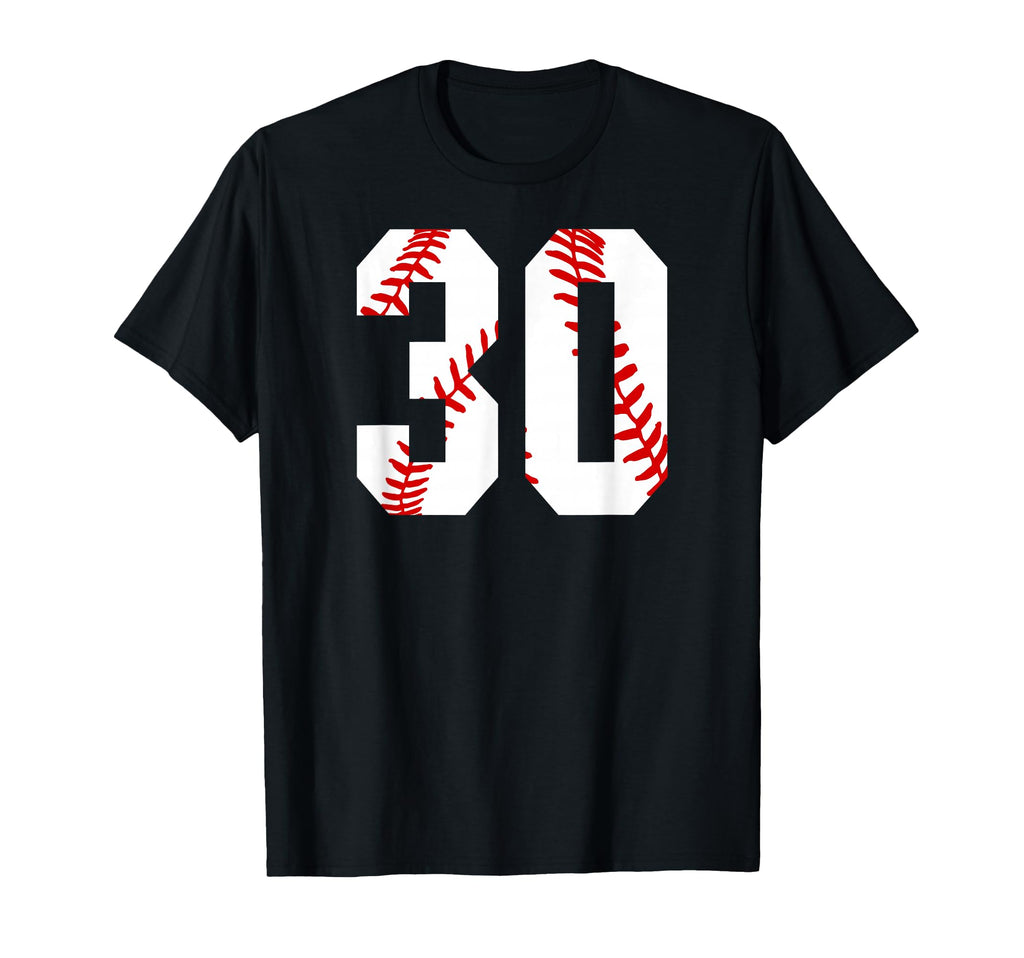Baseball Mom 30 Jersey Baseball Number 30 T-Shirt - Trendy Graphic Unisex - T-Shirt, Sweatshirt, Hoodie