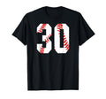 Baseball Mom 30 Jersey Baseball Number 30 T-Shirt - Trendy Graphic Unisex - T-Shirt, Sweatshirt, Hoodie