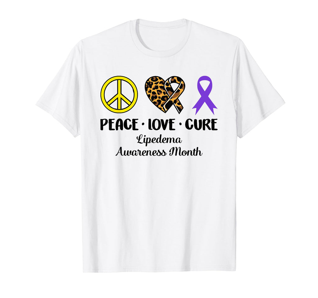 Lipedema Awareness Month Peace T-Shirt - Casual Everyday Wear for Adults - T-Shirt, Sweatshirt, Hoodie