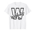 Wildcats School Sports Fan Team Spirit T-Shirt - Trendy Graphic for Adults - T-Shirt, Sweatshirt, Hoodie