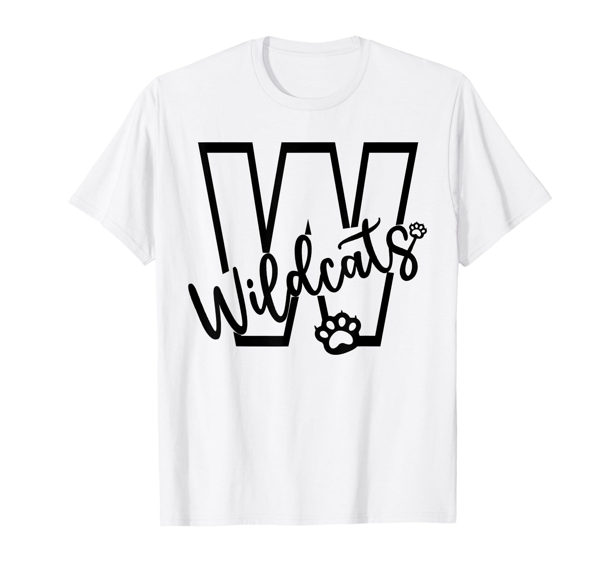 Wildcats School Sports Fan Team Spirit T-Shirt - Trendy Graphic for Adults - T-Shirt, Sweatshirt, Hoodie