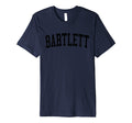 Bartlett Il Distressed Black Varsity T-Shirt - Graphic Print Men Women - T-Shirt, Sweatshirt, Hoodie