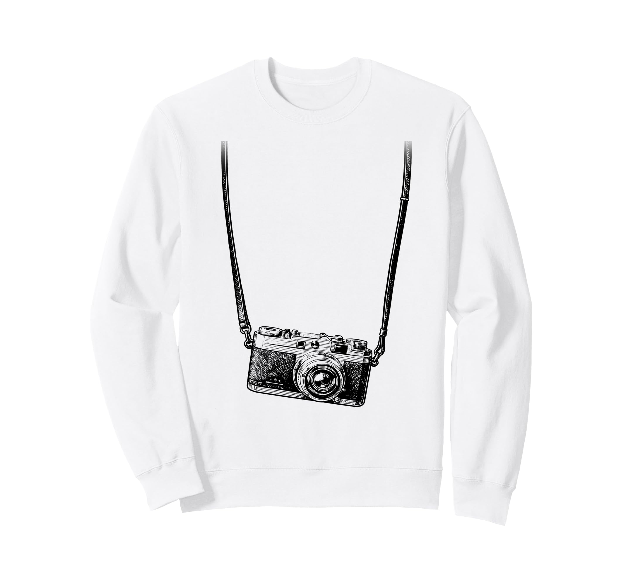 Camera Photographer Funny Sweatshirt - Aesthetic Graphic for Adults - T-Shirt, Sweatshirt, Hoodie
