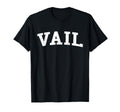 Vail Az Distressed White Varsity T-Shirt - Novelty Apparel Unisex - T-Shirt, Sweatshirt, Hoodie