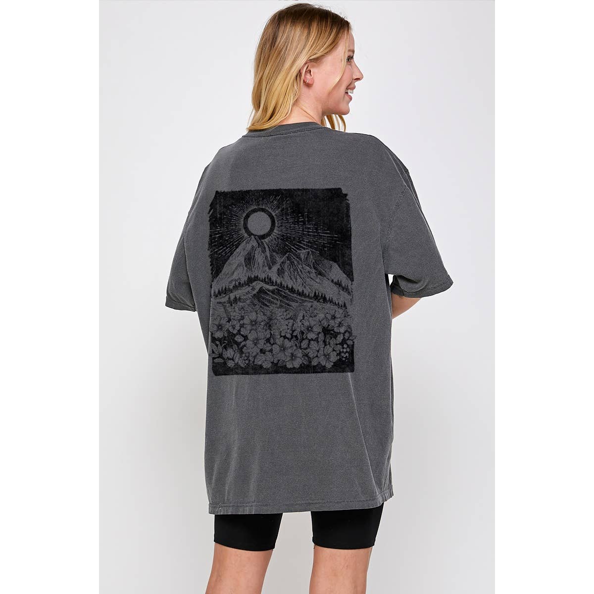Wildflower Bloom Graphic Oversized - Adult & Kids T-Shirts, Sweatshirts & Hoodies apparel design preview 1