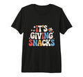 Its Giving Snacks Funny Baseball Mom T-Shirt - Fun Novelty Design Unisex - T-Shirt, Sweatshirt, Hoodie