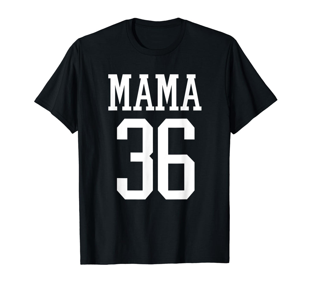 Number 36 Mama Biggest Fan Spirit Wear T-Shirt - Graphic Print for Adults - T-Shirt, Sweatshirt, Hoodie