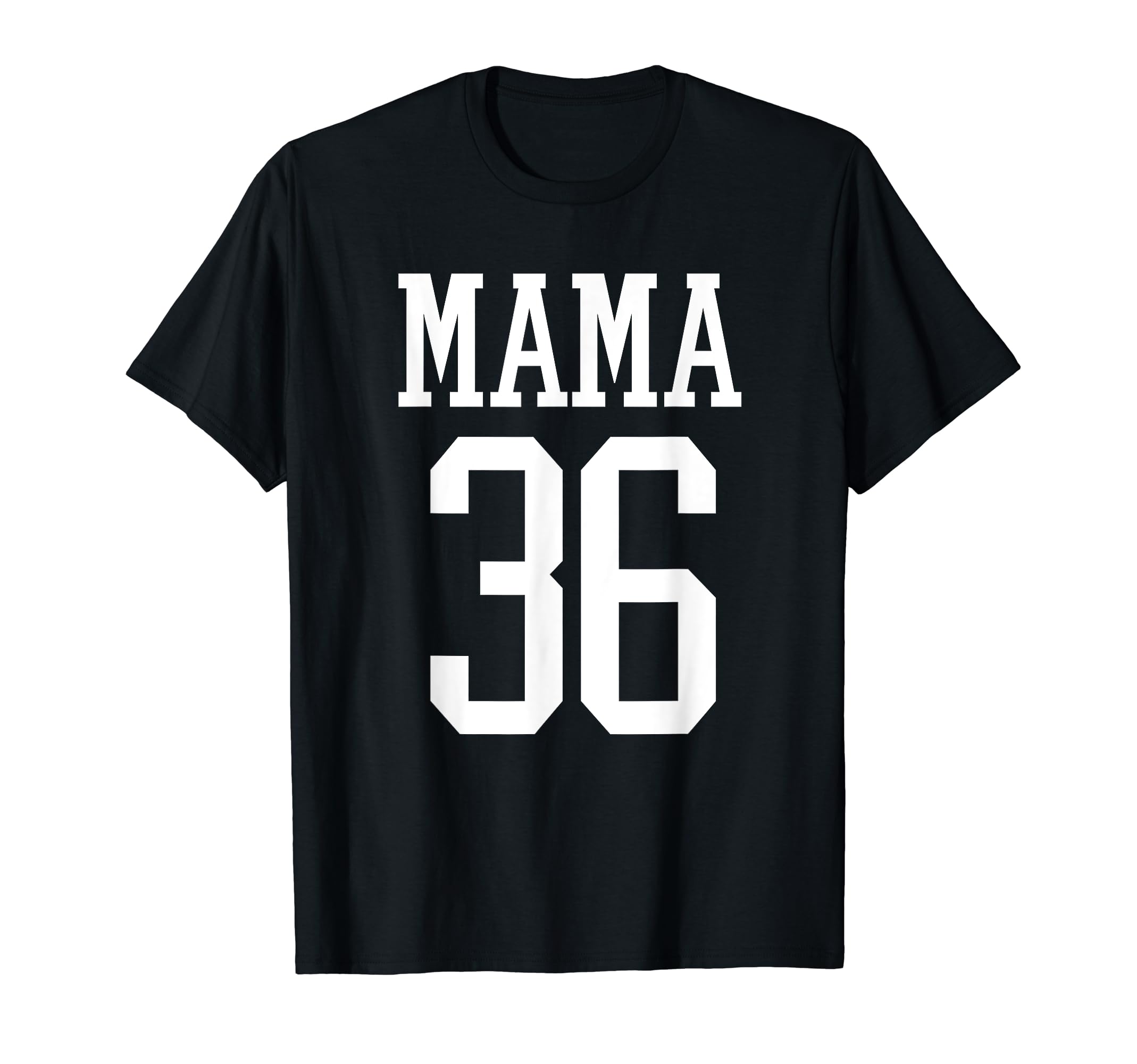 Number 36 Mama Biggest Fan Spirit Wear T-Shirt - Graphic Print for Adults - T-Shirt, Sweatshirt, Hoodie