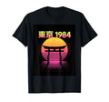 Tokyo 1984 Vaporwave Synthwave Sunset T-Shirt - Unique Graphic Unisex - T-Shirt, Sweatshirt, Hoodie