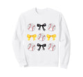 Baseballs Black Yellow Bows Sweatshirt - Fun Novelty Design for Adults - T-Shirt, Sweatshirt, Hoodie