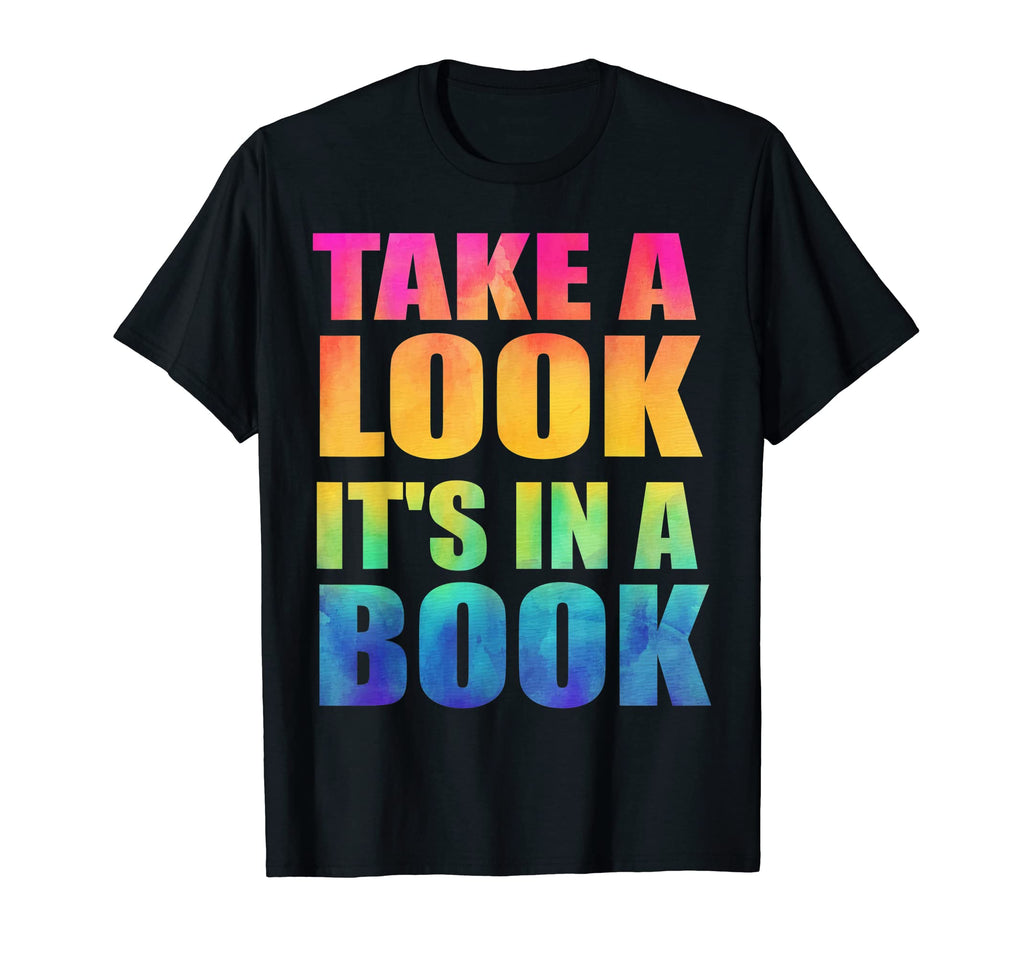 Take Its Book Reading Rainbow T-Shirt - Unique Graphic Unisex - T-Shirt, Sweatshirt, Hoodie