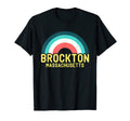 Brockton Massachusetts Rainbow T-Shirt - Unique Graphic for Adults - T-Shirt, Sweatshirt, Hoodie