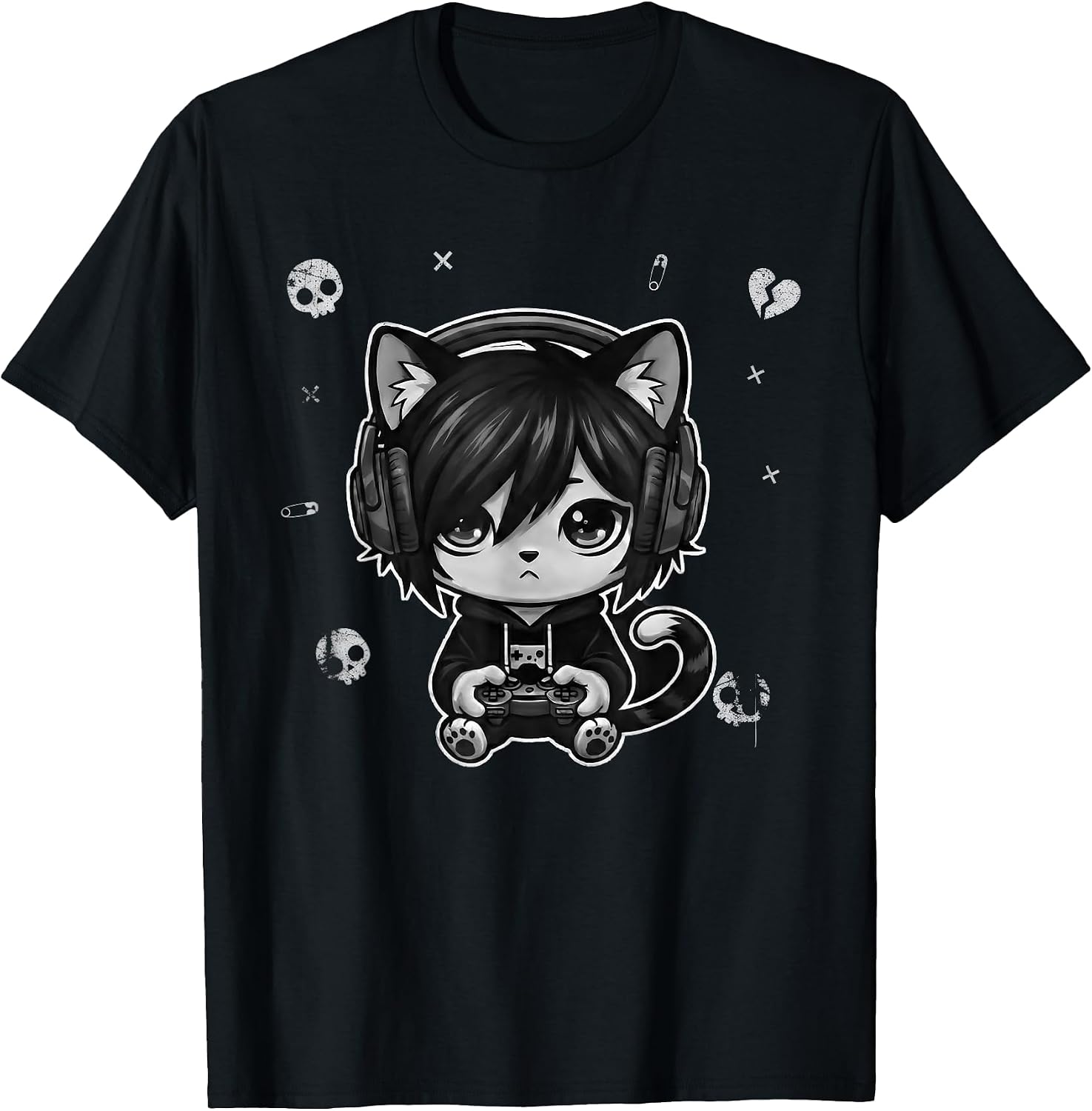 Awesome Goth Merch For Emo Girls - Adult & Kids T-Shirts, Sweatshirts & Hoodies apparel design preview 1