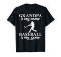 Grandpa Is My Name Baseball Is My Game T-Shirt - Custom Art Print Unisex - T-Shirt, Sweatshirt, Hoodie
