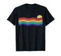 Subtle Pride Sunset T-Shirt - Aesthetic Graphic Men Women - T-Shirt, Sweatshirt, Hoodie