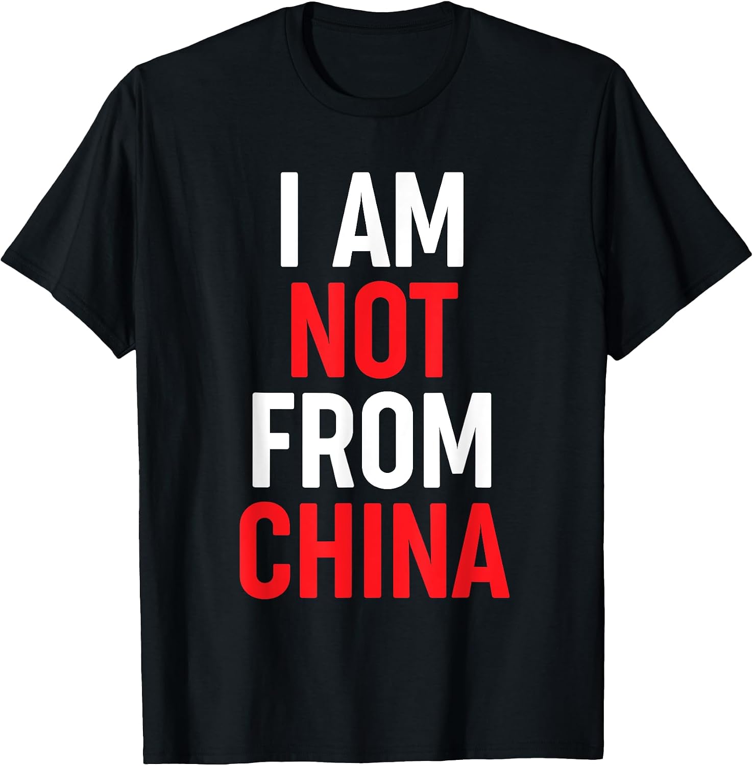 I Am Not From China Funny Asian Merch - Adult & Kids T-Shirts, Sweatshirts & Hoodies apparel design preview 1